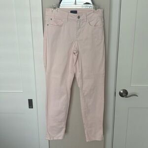NYDJ Alina convertible lift tuck, light pink jeans. Size 2.
